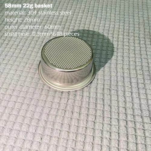 58MM Bottomless Filter Portafilter,Compatibility E61 brewing head, with 1/2/4 cups basket(Type o) - Image 6