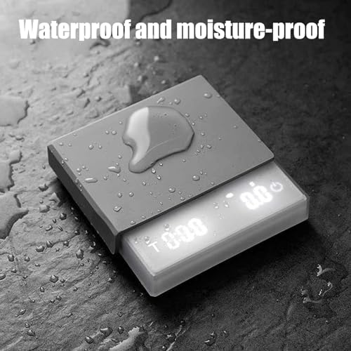 Rechargeable Small Coffee Scale with Timers Portable Digital Kitchen High Precisions 5 Modes Drip Espresso with Automatic Timing - Image 5