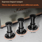 51mm Espresso Tamper,Impac Coffee Tool Espresso,Compatible with Delonghi Portafilter 51mm,Adjustable 25lb to 30lb,Stainless Steel Aluminum(51MM Black) - Image 6