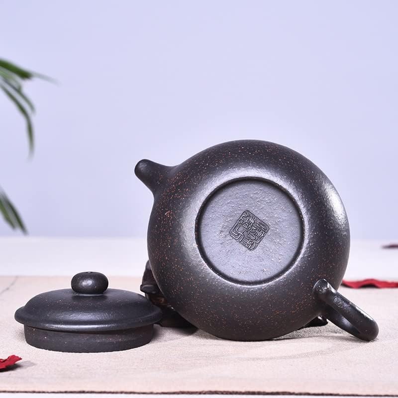 KYUSAR Japanese Cast Iron Teapot Chinese Teapot 250ML Teapot Purple Clay Hand Painted Vintage Tea Pots Tetsubin Tea Pot - Image 4