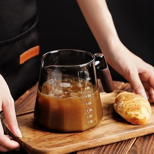Glass Coffee Server 600ML - Glass Coffee Carafe with Handle, Barista Coffee Server Coffee Pot for Drip Coffee Maker - Image 2