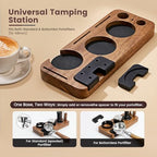 28-Piece 51mm Espresso Accessories Kit with Wood Tamping Station - Image 4