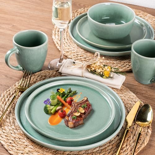 GBhome Ceramic Coffee Mugs Set of 4, 12oz Stoneware Coffee Mugs Set For Dad Mom Women MEN, Light Weight Coffee Cups for Latte/Tea/Beer/Hot Cocoa, Dishwasher & Microwave Safe - Image 7