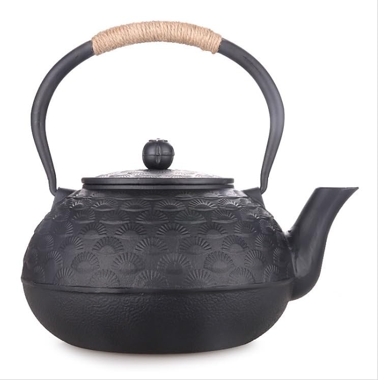 KYUSAR Japanese Cast Iron Teapot Chinese Teapot Cast Iron Teapot 1.8L/1800ML Japanese Tea Pot Teapots Tea Kettle Uncoated Kettle for Family Afternoon Tea Tetsubin Tea Pot - Image 6