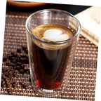 Happyyami Glass Coffee Mug with Silicone Lid Insulated Double Wall 350ml - Image 6