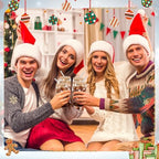 12 Pack Christmas Glass Cups Gifts, 16 oz Xmas Glass Tumbler, Fresh Style - Image 7