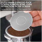 51/53/58mm Reusable Puck ScreenStainless Steel Screen Filter Compatible With Espresso(2PCS 51MM) - Image 3