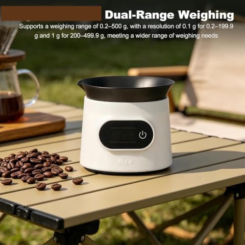 2-in-1 Espresso Scale with Stainless Steel Dosing Cup, Display - Image 4