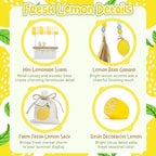 Summer Decorations for Home Indoor 8pcs Lemon Tiered Tray Decor Set - Image 2