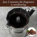 LAOION Stovetop Espresso Maker, 6Cup Moka Pot, Espresso Machine - Image 7