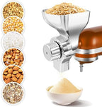 Grain Mill Attachment for KitchenAid Stand Mixers, 12-Level Adjustable by Jooke