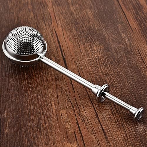 Tea Filters Tea Strainer Stainless Steel Tea Infuser Mesh Tea Ball Infuser Filter Reusable Metal Loose Leaf Tea Bag Strainer for Mug Teaware (Color : Silver) - Image 5