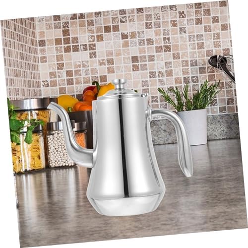 Kichvoe Stainless Steel Water Kettle with Built-in Infuser Filter Gooseneck Spout Tea Kettle for Smooth Pouring Kitchen Water for Home Restaurant Hotel 7.87 X 7.87 X 4.33 in - Image 6