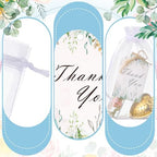 25 Sets Bridal Shower Tea Party Favors Bulk for Guests Include Heart Tea Infuser, Glass Jar, Thank You Gift Tag, Drawstring Organza Bag for Wedding Bridal Shower Souvenir Gift Party Supplies - Image 4