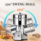 Grain Mill 750g, flour mill grinder for home, Electric Stainless Steel Grain Grinder for Wheat, Spices, coffee,Corn and Other Dry Food Grinders for Kitchen - Image 4