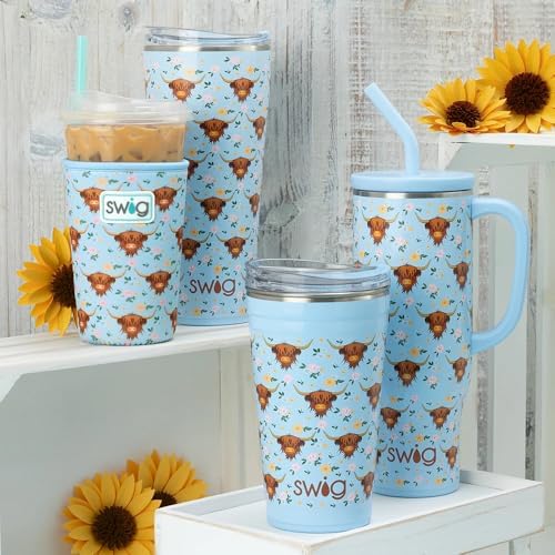 Swig Life 24oz Insulated Party Cup with EZ Slider Lid, Holy Cow - Image 3