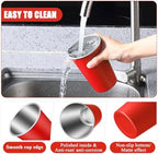 Mimorou 20 Pack 16 oz Stainless Steel Cups Metal Cup, Red - Image 3