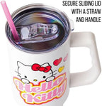 Silver Buffalo Sanrio Hello Kitty Name Heart, Stainless Steel Tumbler, 40oz - Image 2