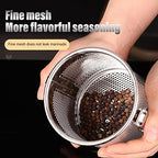 Spice Seasoning Strainer, Stainless Steel Seasoning Bag Tea Infuser Multipurpose Spice Filter Seasoning Strainer for Gravy Soup Taste Spice (0.7L) - Image 5