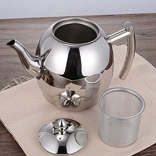 1.5L Stainless Steel Teapot with Tea Strainer Teapot with Tea Infuser Teaware Sets Tea Kettle Infuser Teapot for Induction - Image 5