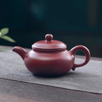 Handmade Zisha Teapot, Segmental Clay Chinese Yixing Purple Clay Tea Pot, Chinese Kungfu Brew Infuser Loose Leaf Tea (71(150cc)) by OITRCSSCeramicSupplies