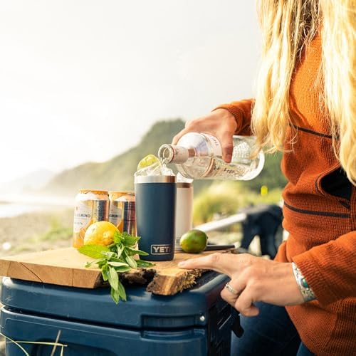 YETI Rambler 10 oz Tumbler, Stainless Steel, Vacuum Insulated with MagSlider Lid, Papaya - Image 7