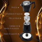 TOPINCN Electric Pot 6 Cup, 300ml Aluminum Alloy 110V - Image 5