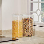 ZENS 74oz Glass Canisters with Airtight Lid, 2 Large Storage Containers - Image 4