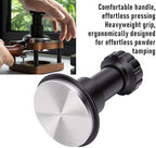 FLEXMAN Coffee Tamper, Stainless Steel Spring Loaded Calibrated Espresso Tamper with Ergonomic Handle, Barista Tools, Coffee Station Accessories for Cafe, Home (51mm) - Image 4