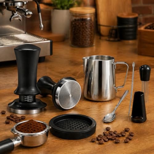 Espresso Tamper Set 51mm/53mm/58mm for Profitec Pro 500 2017–2026, Adjustable Calibrated Coffee Tamper & Distributor Kit, Barista Accessories for Espresso Machine,A 51mm Espresso Set - Image 7