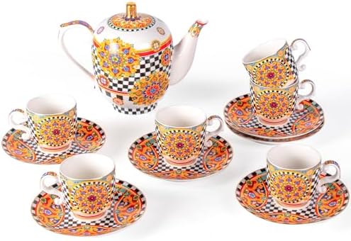 KAMMAK Tea Set for Adults, Tea Pot and Cup Set by KAMMAK
