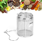 Cocoarm Stainless Steel Seasoning Strainer, Soup Separation Basket Filter, Tea Infuser, 14 x 10 CM - Image 2
