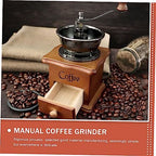 Vintage Wooden Coffee Bean Hand Crank Grinder for Kitchen Use - Image 2