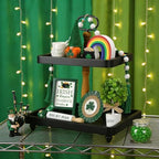 St Patrick's Day Decoration for Home Office 8 PCS Tiered Tray Decor Set - Image 2
