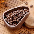 Wooden Coffee Bean Dosing Cup Spray Bottle Set Espresso Coffee Accessories Coffee Bean Organizer Coffee Lover(Type a) - Image 6