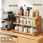 Rainsleep Multifunctional Coffee Mug Organizer for Countertop - Storage and Organization Rack for Cabinet, Holds Coffee Cups and Mugs for Kitchen and Home - Image 5