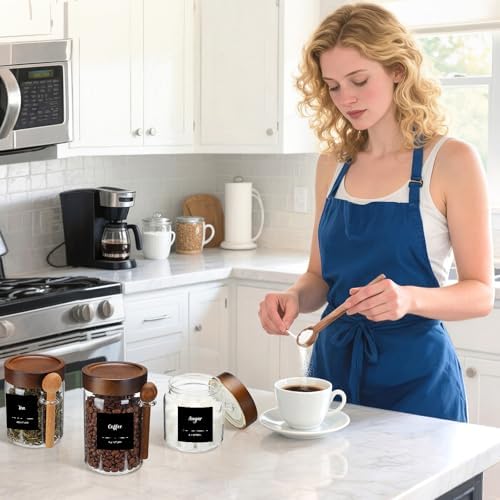 3 Pcs Coffee and Sugar Container Set, 31,24,18 oz - Image 4