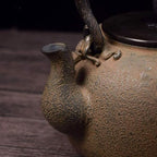 Pure Handmade Cast Iron Teapot 1.4L Uncoated Traditional Kettle For Healthy Tea Brewing & Rust-Resistant Interior - Image 3