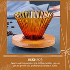 LABRIMP Decorative Coffee Funnel for Household Use with Delicate Design, Sturdy Body, and Easy to Clean Features, for Hand Brewed Coffee in Kitchen or Home - Image 4