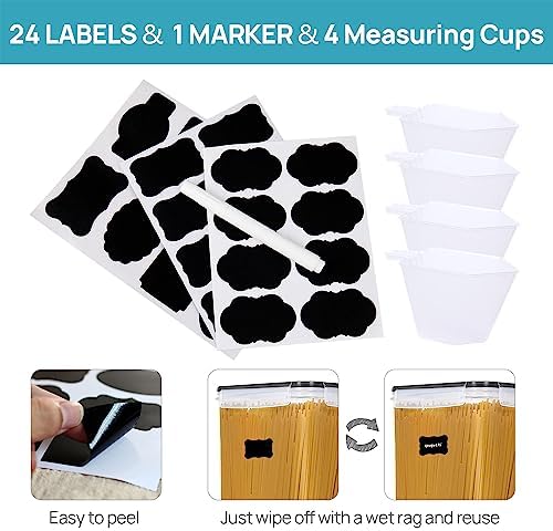 Vtopmart 10 PCS Flour and Sugar Storage Container Sets for Advanced Baker - Image 5
