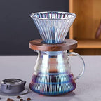 Pour Over Coffee Maker Set with Dripper, 500ml Glass Coffee Server - Image 6