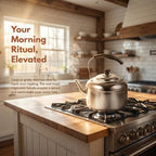 DOITOOL Stainless Steel Tea Kettle Stovetop 6L, Stovetop Tea Pot Food Grade Stovetop Whistling Tea Kettle Classic Stovetop Kettle Portable Camp Tea Pot for Home Outdoor Campfire Use - Image 3