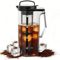 AEMEGO 67oz Cold Brew Coffee Maker Pitcher, 2L Heat Resistant Iced Tea by AEMEGO