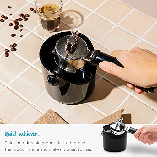 Dreamfarm Grindenstèin Sturdy, Compact, Modern Space-Saving Espresso Coffee Grind Knock Box - Silver - Image 6