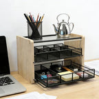 3-Tier Wooden Tea Bag Organizer & Storage Station with 16 Compartments Tea Bag Holder for Kitchen Countertop, Office, Tea Station - Image 6