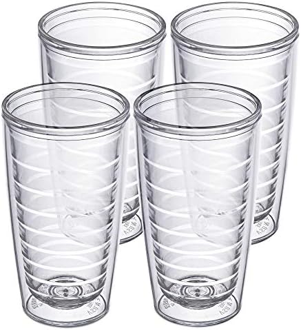 Insulated Tumblers Plastic 16oz 4pack - Keeps Drinks Cold & Hot by HomesteadChoice