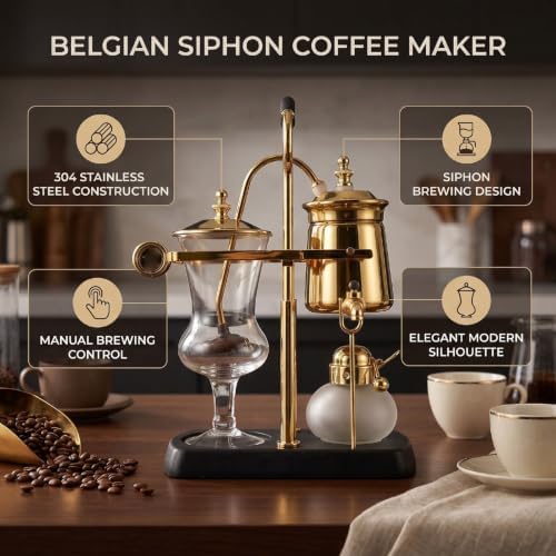 Belgian Balance Siphon Coffee Maker - Image 2