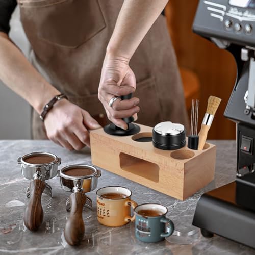 Y-Step 5 Pack Espresso Tamper Set 51mm with Espresso Tamping Station - Image 7
