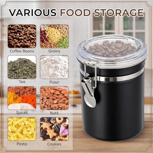 6 Pcs 32 Oz/ 950ml Stainless Steel Canisters for Kitchen - Image 4