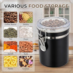 6 Pcs 32 Oz/ 950ml Stainless Steel Canisters for Kitchen - Image 4